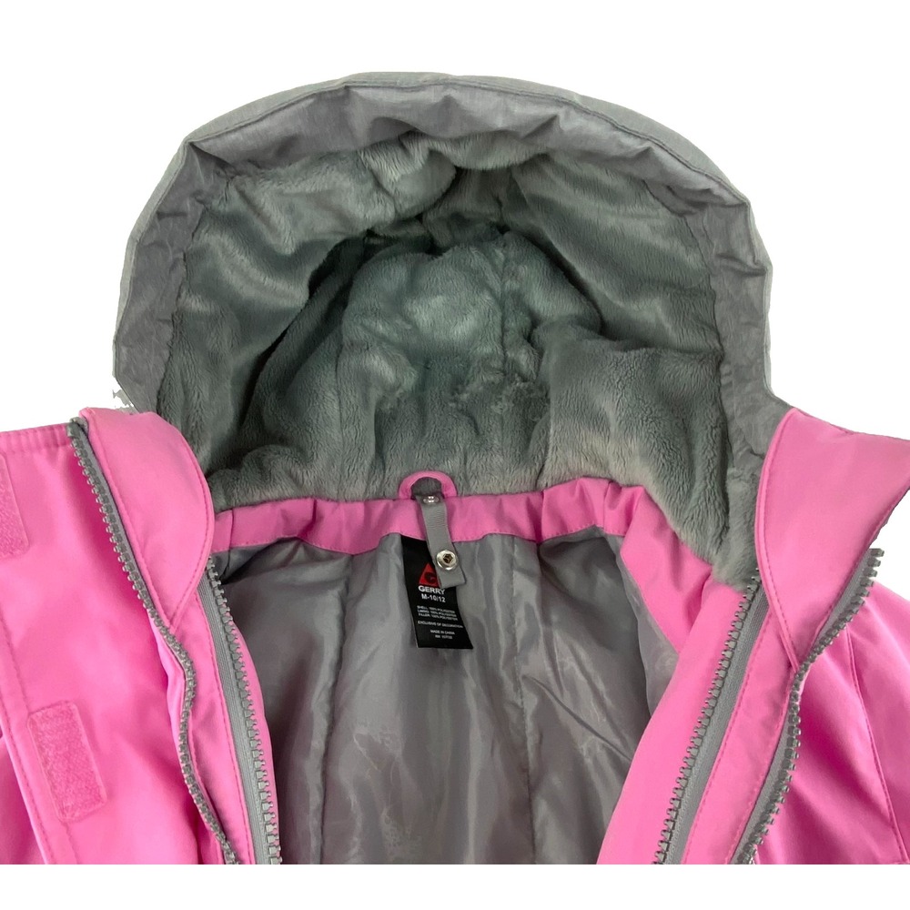 Gerry Winter Coat Girls 10 / 12 TWO Jackets Wind & Water Resistant Inner Fleece - Picture 13 of 16